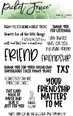 Picket Fence, Freindship Matters Stamp