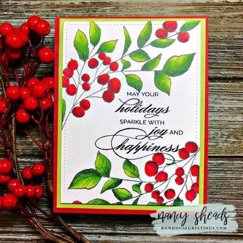 Taylored Expressions, Mini Slim Stencil, Seasonal Sprig