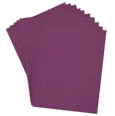 Spellbinders, ColorWheel Cardstock, Violet , 8.5x11, Pkg of 10 sheets