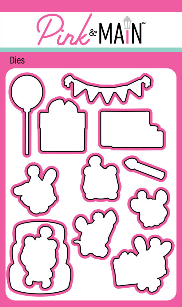 Pink & Main, Icing on the Cake Clear Stamp & Die