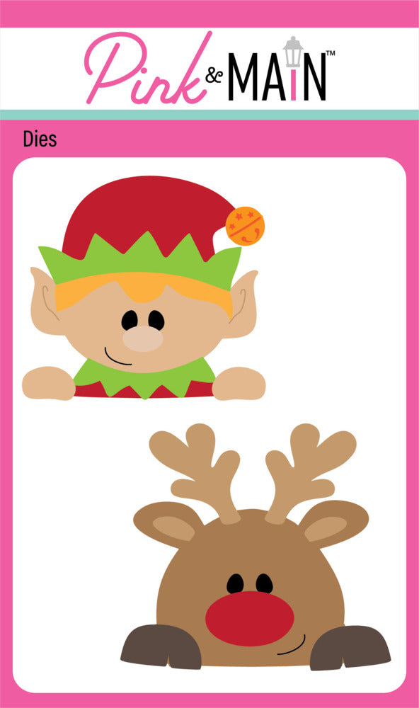 Pink & Main, Die, Deer and Elf Peeker