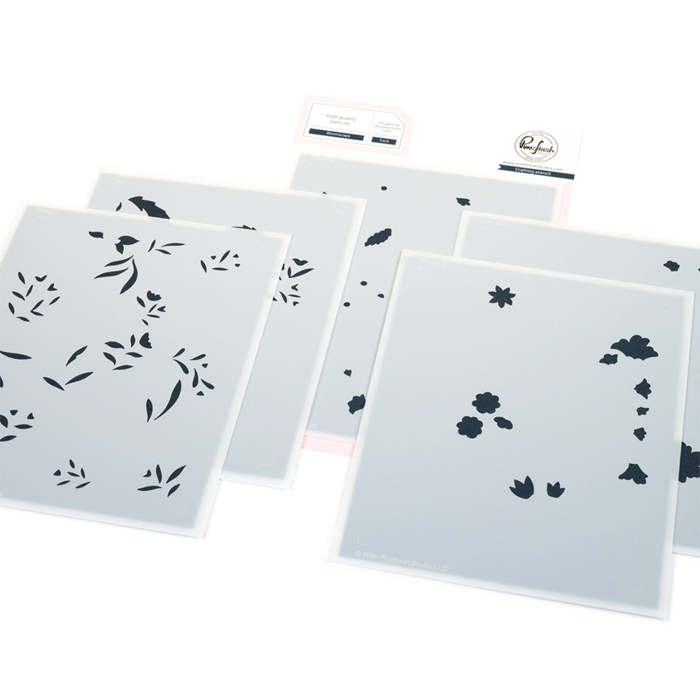 Pink Fresh Studio, Stencil, Bloomscape Pre-order