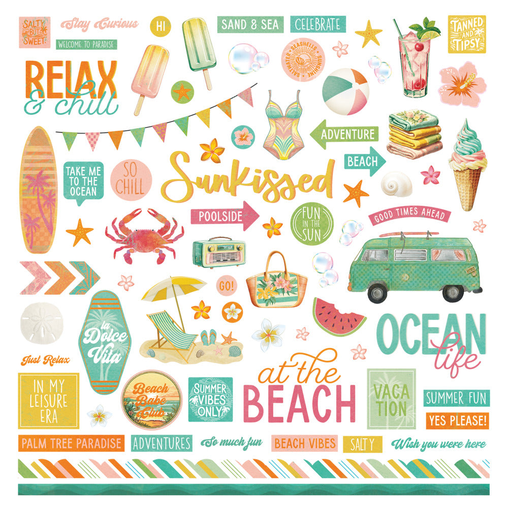 Photoplay, Salt & Sea, Element Sticker Sheet