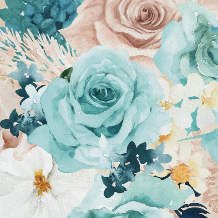 Simply Stated, Shades of Teal Paper 1