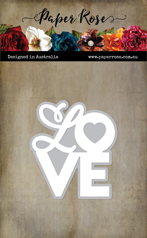 Paper Rose, Die, Layered LOVE