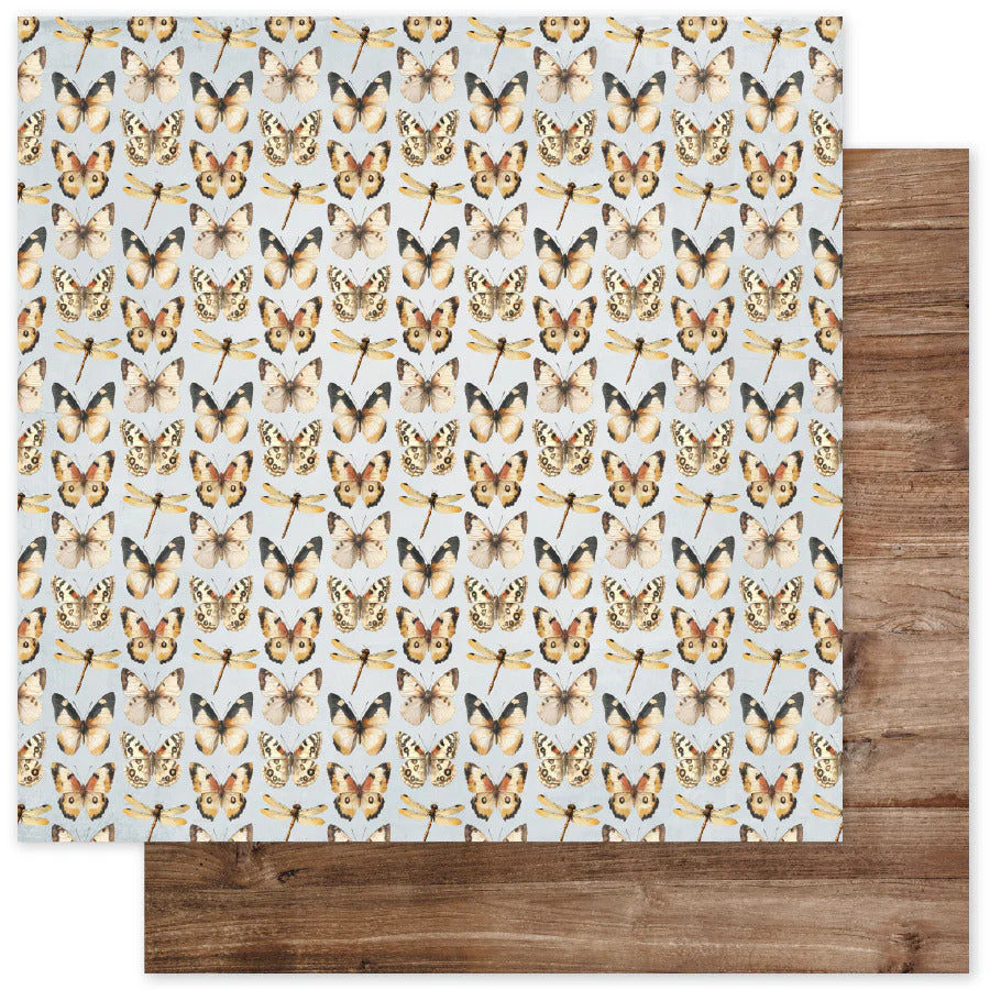 Paper Rose, 12X12 Paper, Lakeside Memories B