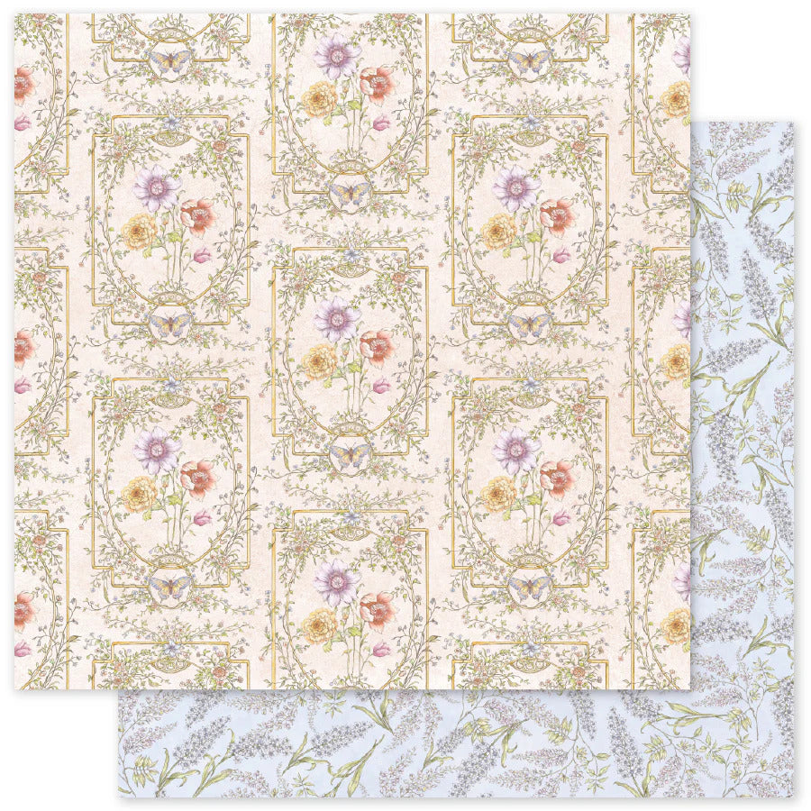 Paper Rose, 12X12 Patterned Paper, Words of Wisdom Basics C