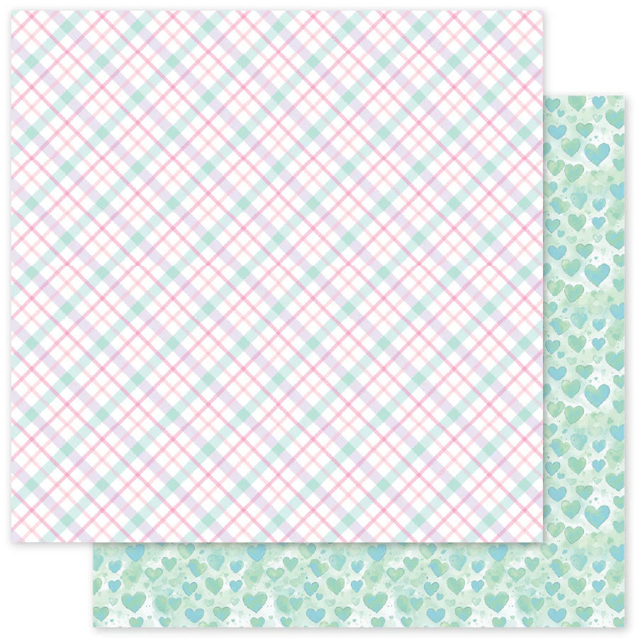 Paper Rose, 12X12 Patterned Paper, Perfect Pairs Basics F