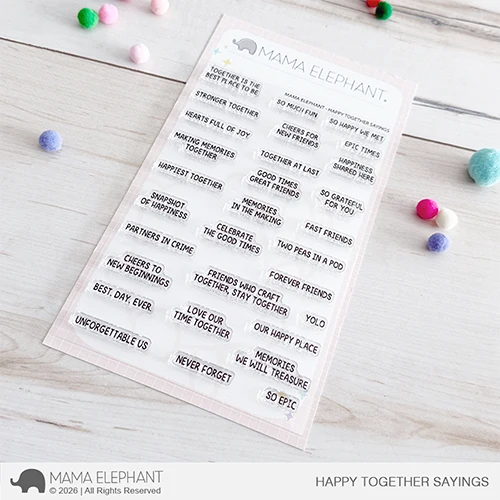 Mama Elephant, Happy Together Stamps