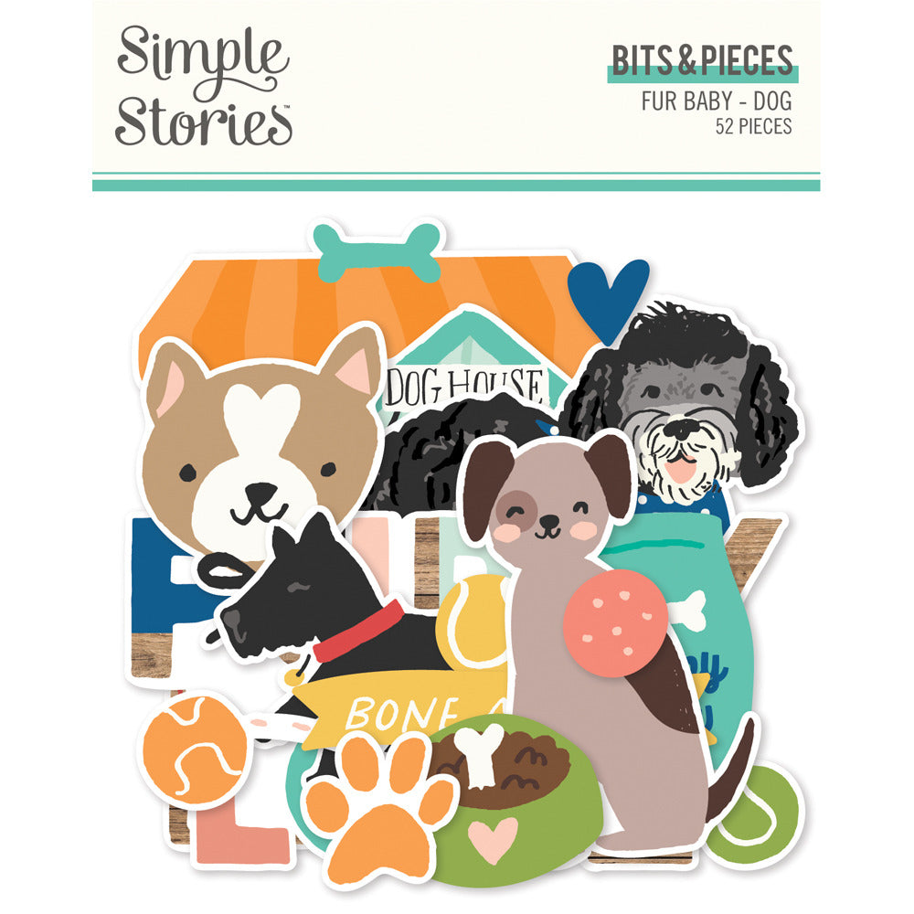 Simple Stories, Bits & Pieces, Fur Baby Dog
