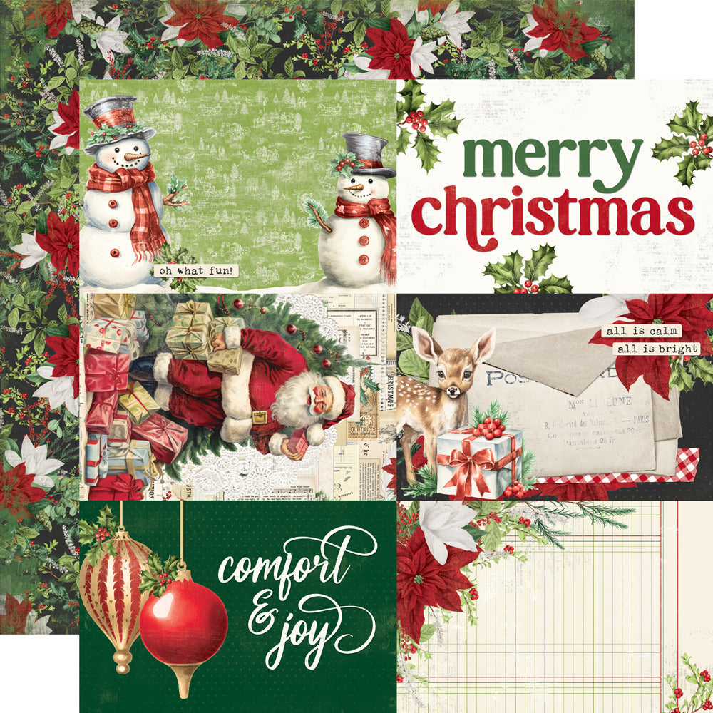 Simple Stories, 12X12 Patterned Paper, Simple Vintage Believe - 4x6 Elements