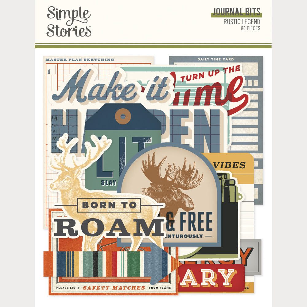 Simple Stories, Journal Bits & Pieces, Rustic Legend