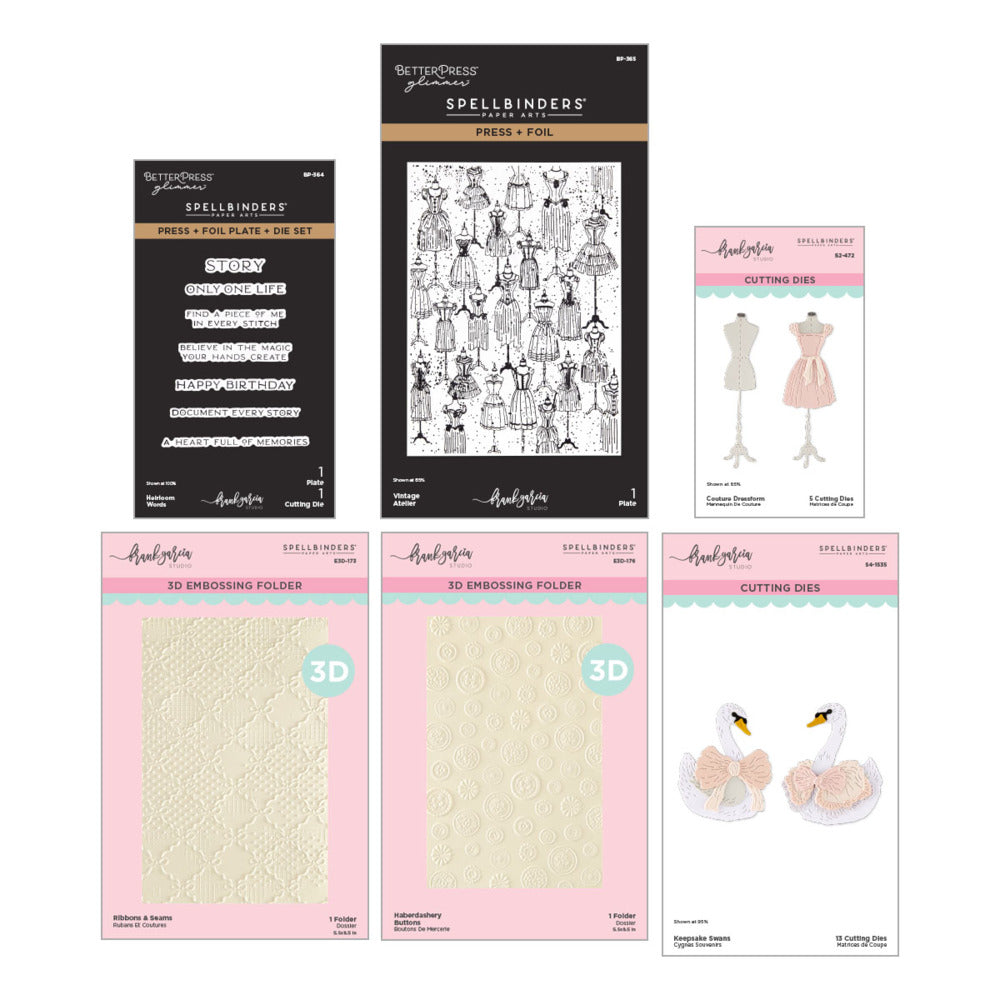 Spellbinders, I Want It All Bundle, Buttons & Keepsakes Pre-order