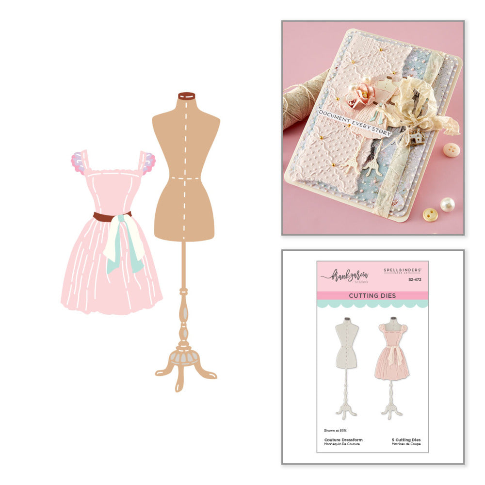 Spellbinders, Die, Couture Dressform Pre-order