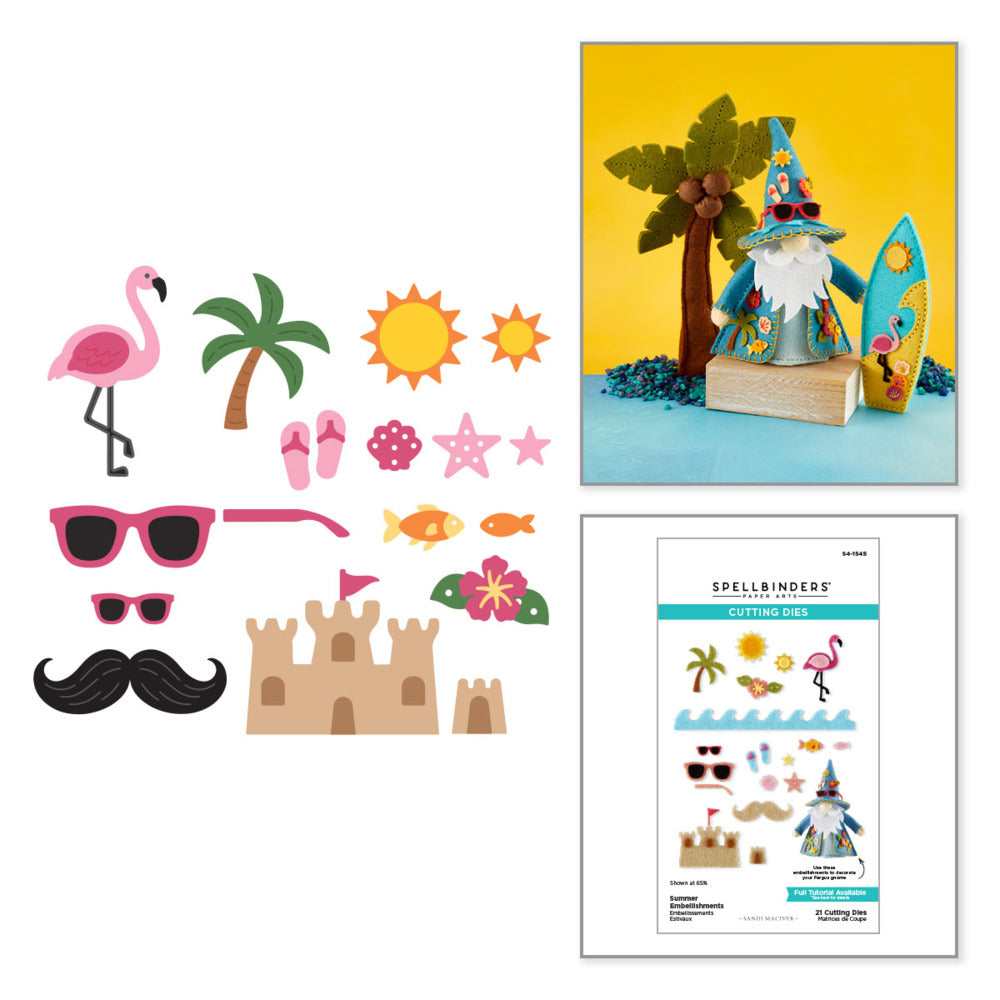 Spellbinders, Die, Summer Embellishments Pre-order
