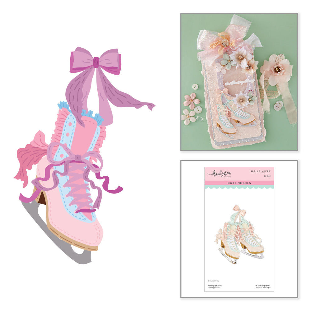 Spellbinders, Frosty Skates Die Cut