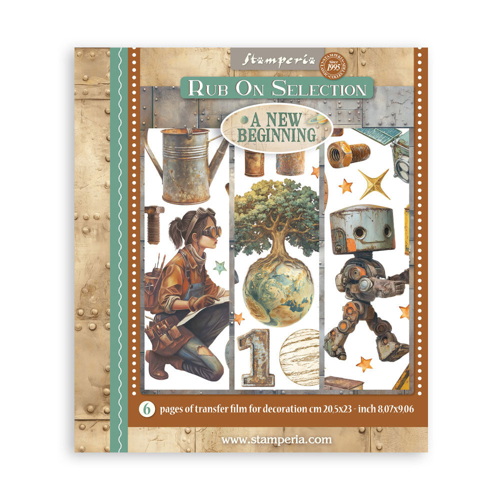 Stamperia, Rub-On Selection, A New Beginning Pre-order