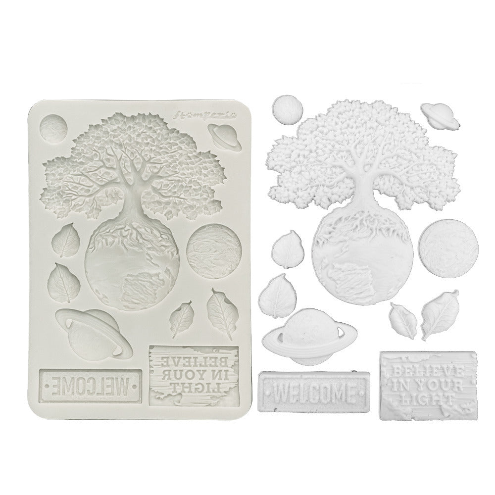 Stamperia, A5 Silcone Mould, A New Beginning Planets , Pre-order