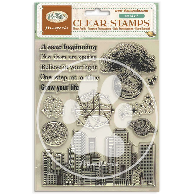 Stamperia, Clear Stamp, A New Beginning Pre-order