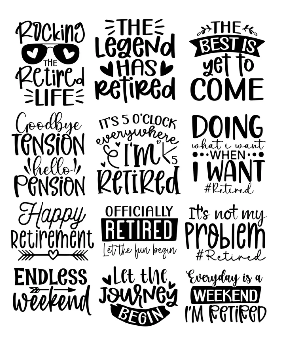 Simply Stated, Ephemera, The Retired Life Sentiments