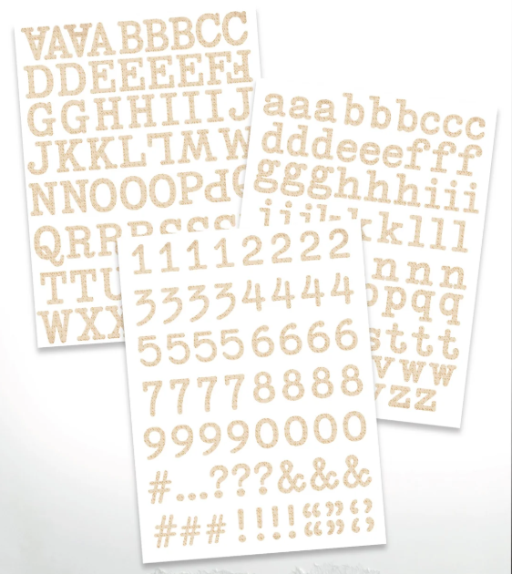 Arden Creative Studio, Alphabet Sitickers, Remembering