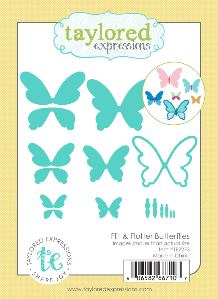 Taylored Expressions, Flit & Flutter Butterflies Die