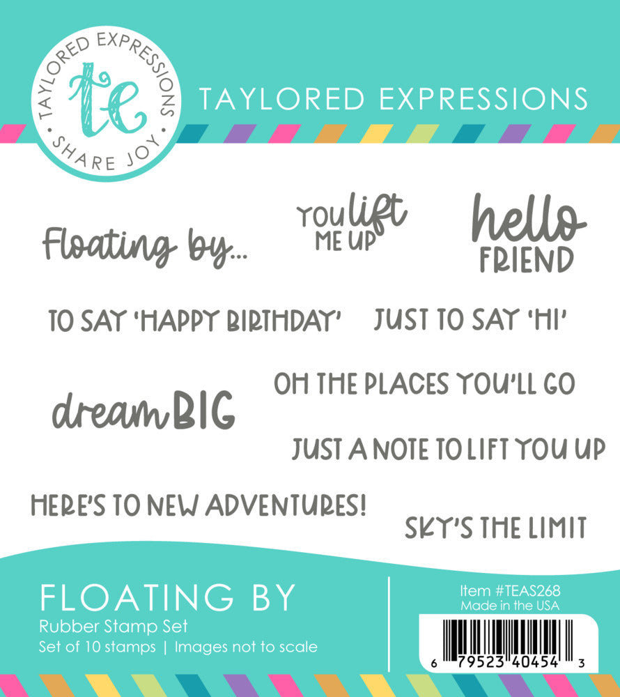 Taylored Expressions, Cling Stamp, Floating By
