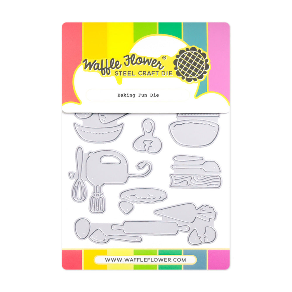 Waffle Flower, Dies, Baking Fun