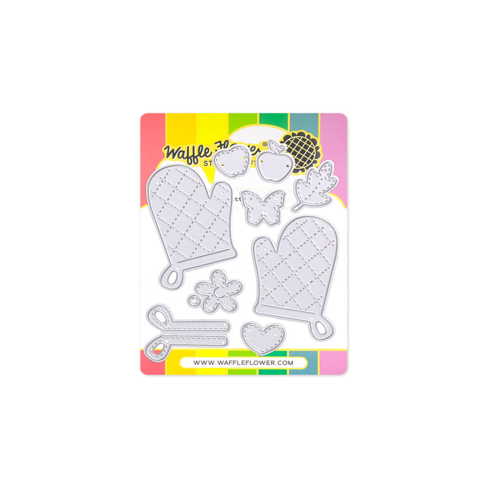 Waffle Flower, Coloring Stencil & Die, Just (Oven) Mitts