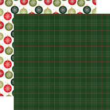 Echo Park Paper, Christmas Joy, Christmas Time Tartan