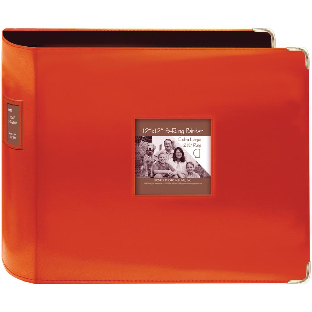 Pioneer, 3 Ring Extra Large Ring 12x12: Orange