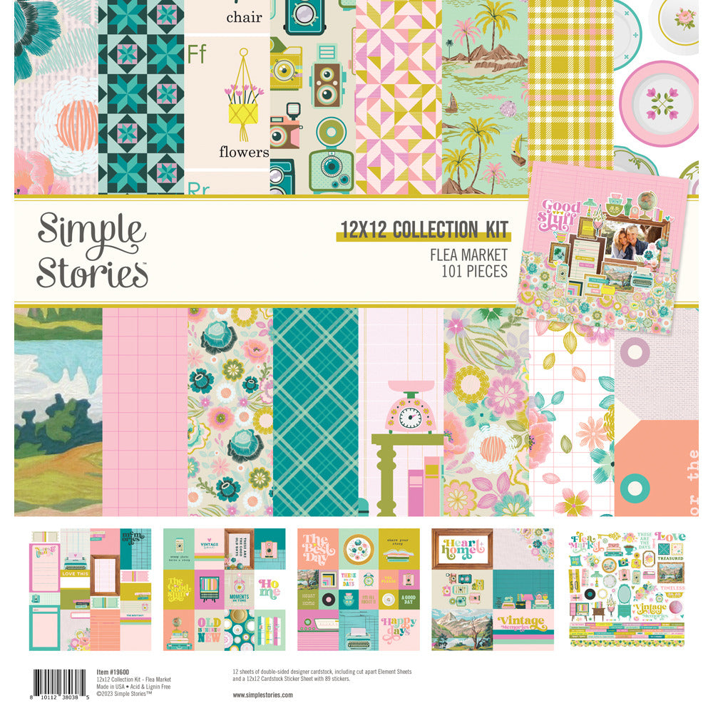 Simple Stories Flea Market - 12 X 12 Collection Kit