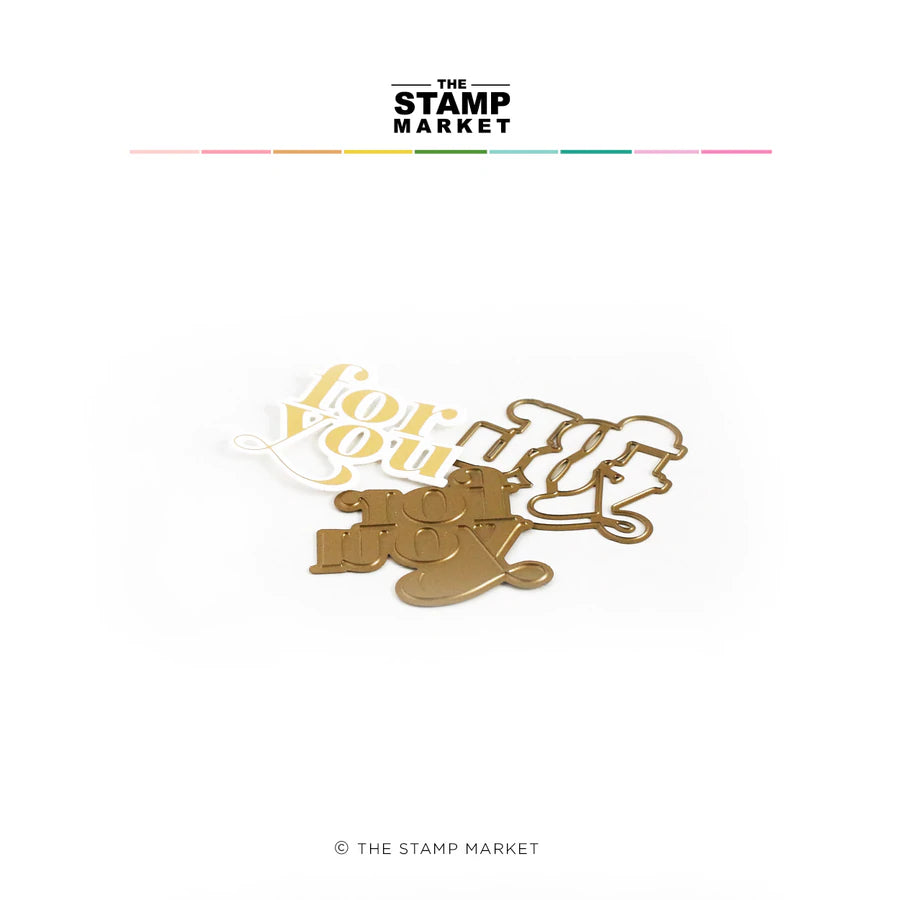 The Stamp Market, For You Foil plate & Die Cut