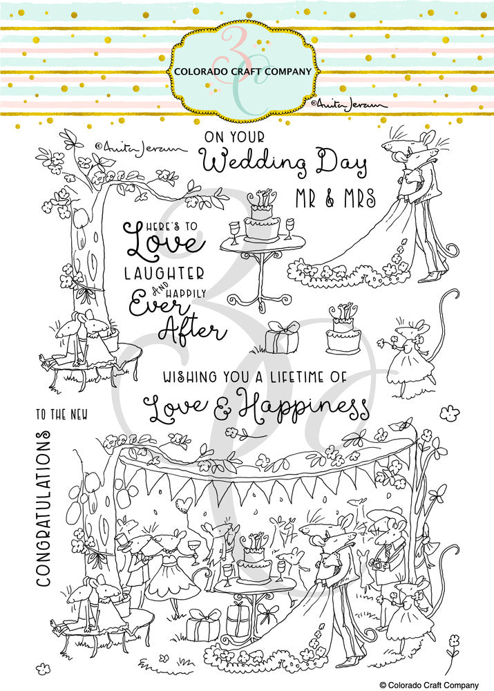 Colorado Craft Company, Happily Every After Stamp