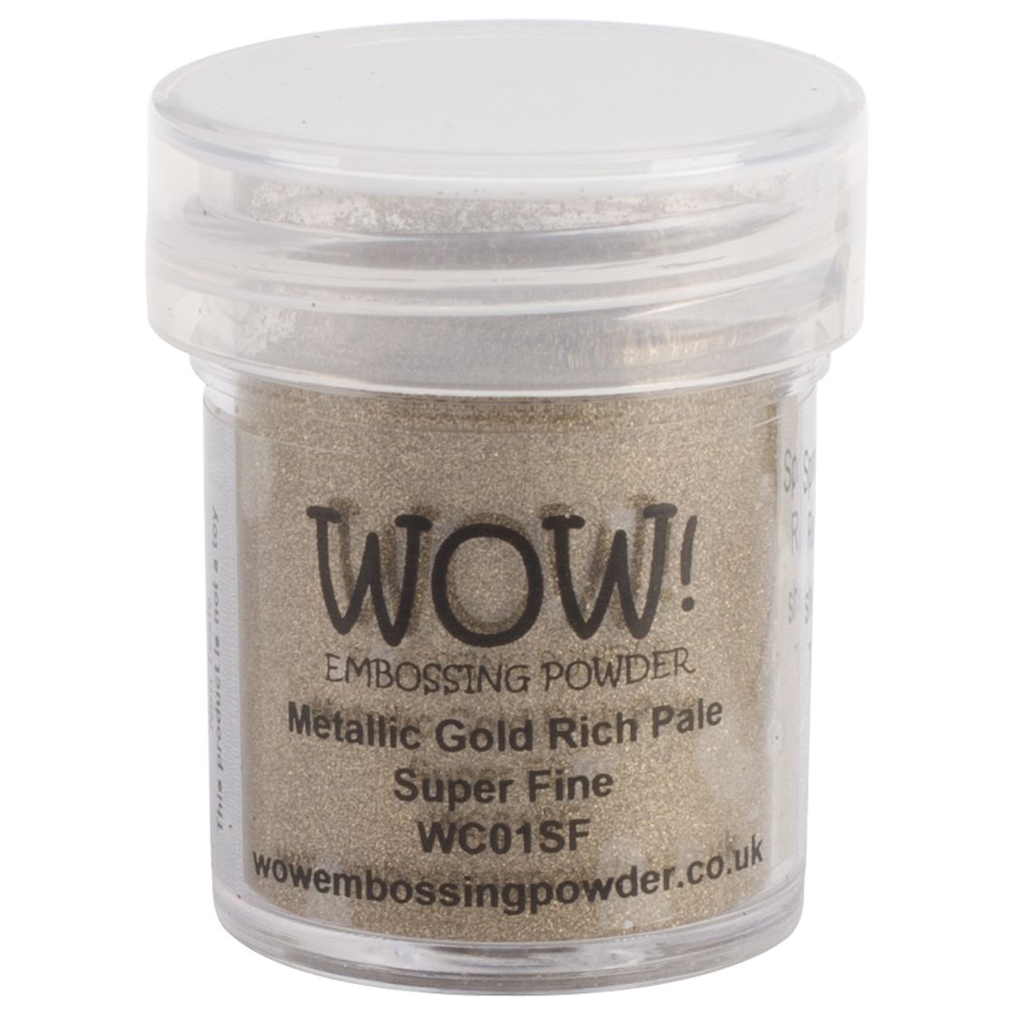 WOW, Embossing Powder, Super Fine Gold Rich Pale