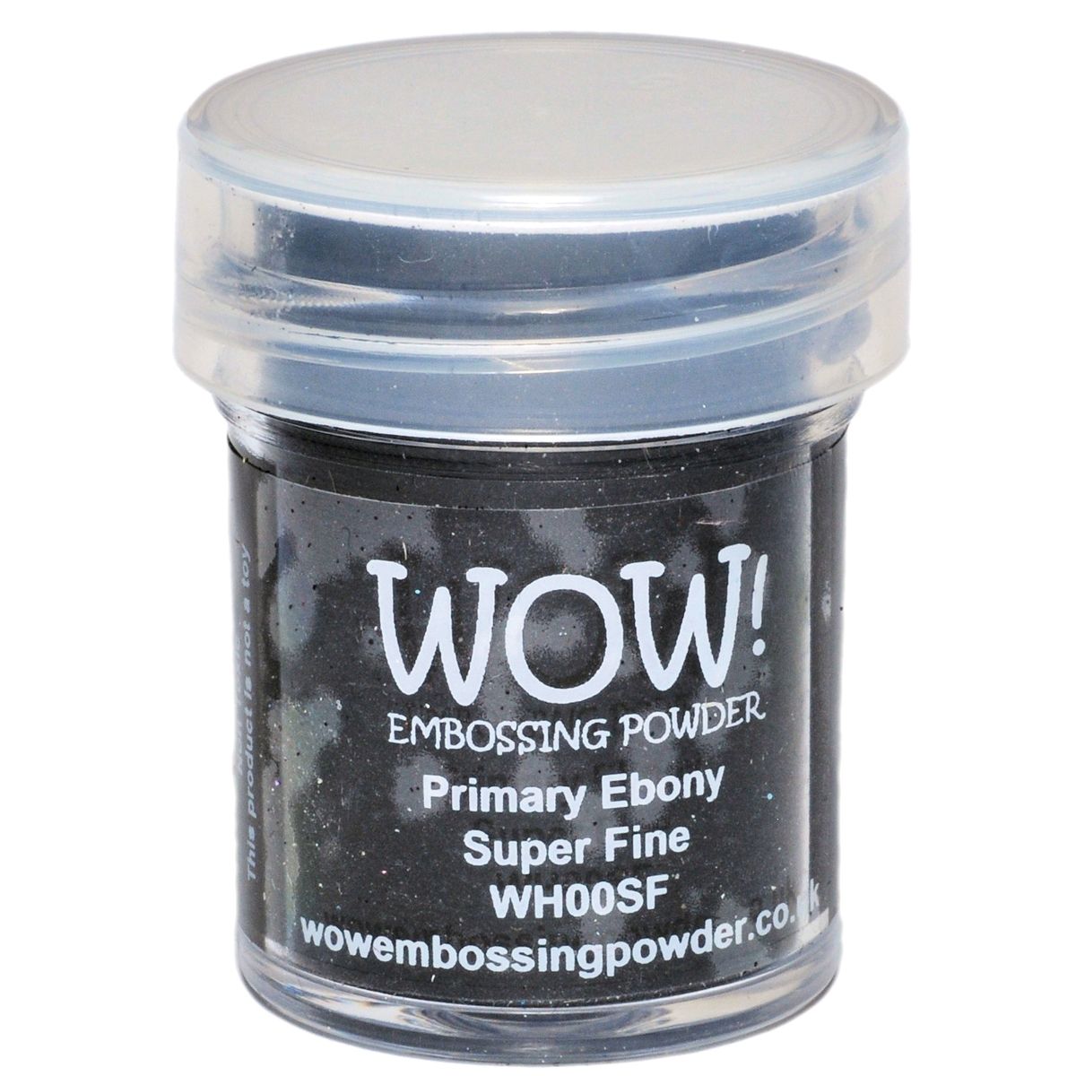 WOW, Embossing Powder, Super Fine, Ebony Black