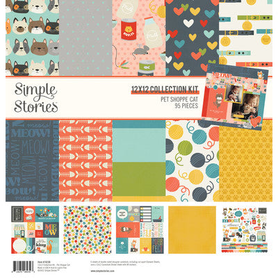 Simple Stories, Pet Shoppe Cat Paper Pack