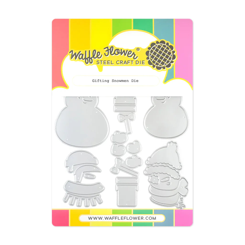 Waffle Flower, Gifting Snowmen Die Cut Set