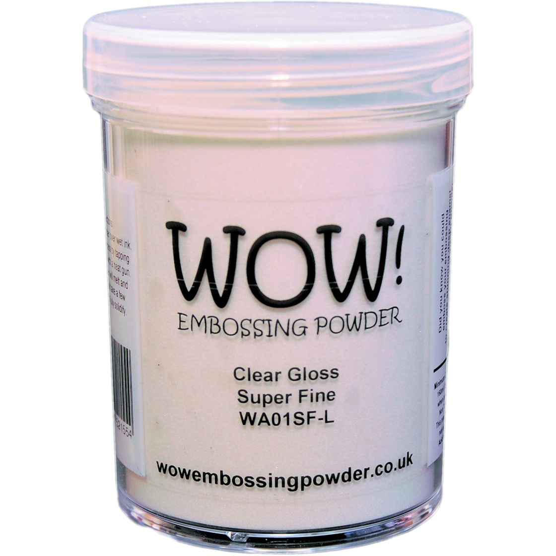 WOW, Embossing Powder, Clear Gloss Super Fine