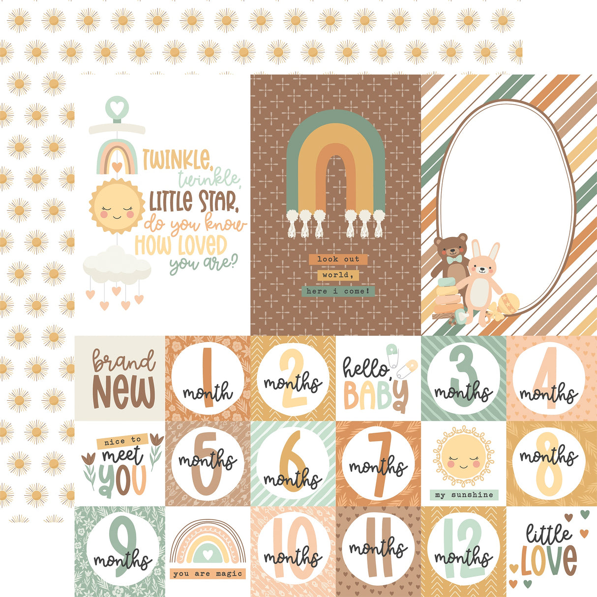 Echo Park, Our Baby, Multi Journaling Cards