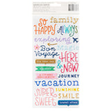 American Crafts, Paige Evans, Thickers Phrases - Adventurous