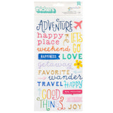 American Crafts, Paige Evans, Thickers Phrases - Adventurous