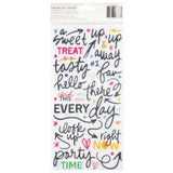 American Crafts, Vicki Boutin, Thickers, Titles - Bold Bright