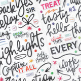 American Crafts, Vicki Boutin, Thickers, Titles - Bold Bright