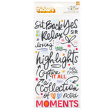 American Crafts, Vicki Boutin, Thickers, Titles - Bold Bright