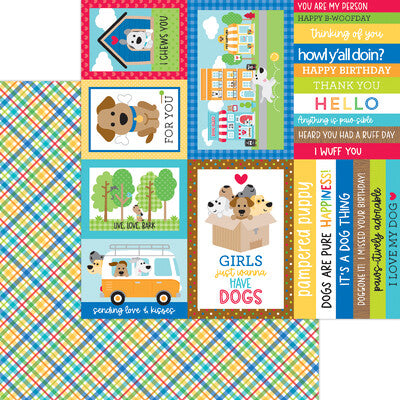 Doodlebug, Doggone Cute, Playful Plaid