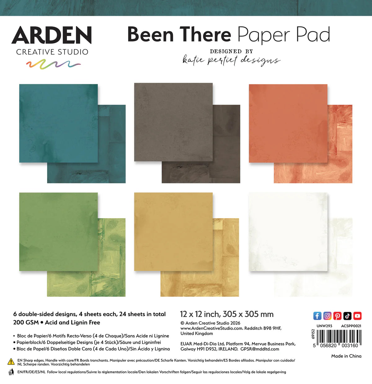 Arden Creative,  Been There Solids Paper Pack
