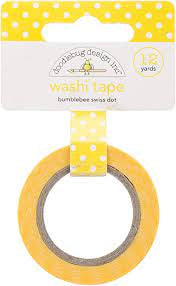 Doodlebug, Washi Tape, Bumblebee Swiss Dot