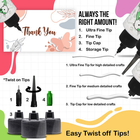 Bearly Art Glue Tip Kit
