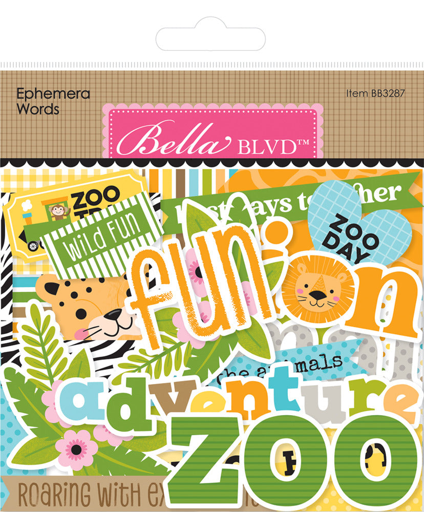 Bella Blvd., Ephemera Words, Zoo Day Pre-order